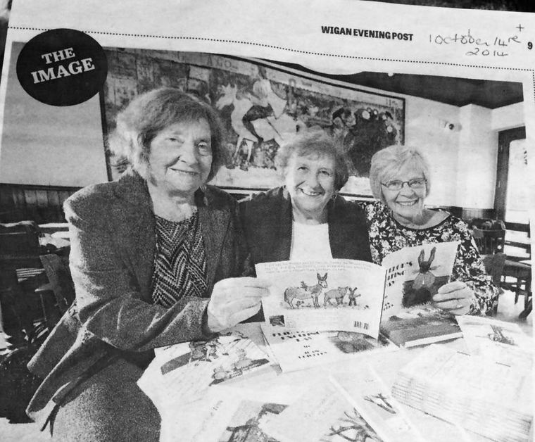 Wigan Evening Post article about the That Was book signing, October 2014